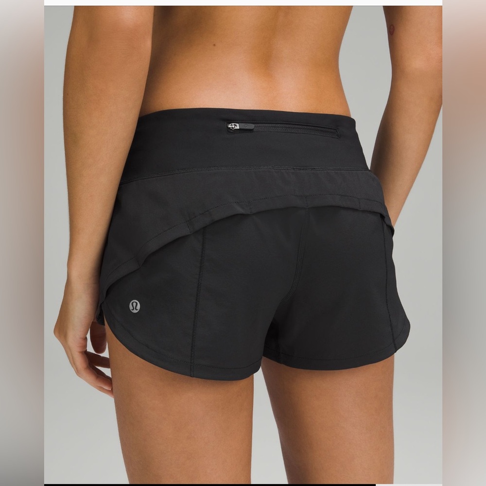 NWT Lululemon Speed Up Black Lined Short 2.5" Various Sizes